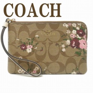 コーチ COACH ポーチ ハンドポーチ リストレット クラッチ 財布 ハンドバッグ 花柄 フローラル 6860IME7V 【ネコポス】 ブランド 人気