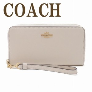 コーチ COACH 財布 レディース 長財布 ロゴ ストラップ ラウンドファスナー C3441IMCHK ブランド 人気