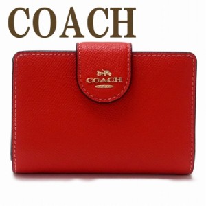 コーチ COACH 財布 二つ折り財布 レディース レザー ロゴ 6390IMQRG ブランド 人気