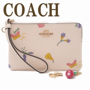 コーチ COACH ポーチ 財布 ハンドポーチ リストレット スマホケース 限定 ギフトセット 3点セット 花柄 蝶 C8331IMCAH ブランド 人気