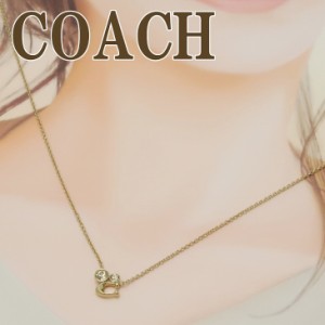 コーチ COACH ネックレス チェーン ペンダント ラインストーン ビジュー Cロゴ C9447GLD 【ネコポス】 ブランド 人気