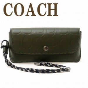 コーチ COACH サングラスケース メンズ 眼鏡ケース アイウェアケース レザー シグネチャー 男女兼用 レディース ユニセックス C9989QBSAQ