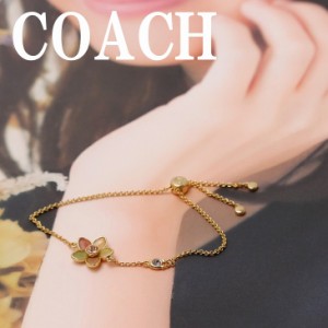 コーチ COACH ブレスレット チェーン バングル ワイルドフラワー ラインストーン 花 ワイルドフラワー CB401UJB 【ネコポス】 ブランド 