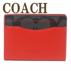 コーチ COACH カードケース メンズ IDケース パスケース 定期入れ マグネット シグネチャー レザー 87843QBPKG  ブランド 人気