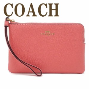 コーチ COACH ポーチ ハンドポーチ リストレット クラッチ 財布 ハンドバッグ ピンク 58032IMB3R 【ネコポス】 ブランド 人気