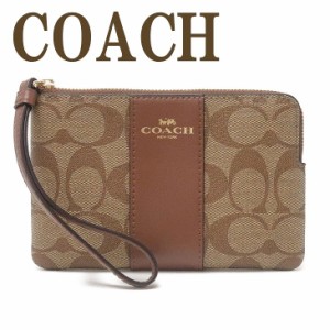 コーチ COACH ポーチ ハンドポーチ リストレット クラッチ 財布 ハンドバッグ レディース シグネチャー 58035IME74 【ネコポス】 ブラン