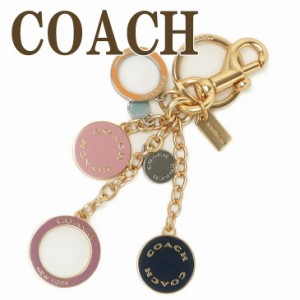 コーチ COACH キーホルダー レディース キーリング バッグチャーム ロゴ ピンク 1596IML38 【ネコポス】 ブランド 人気