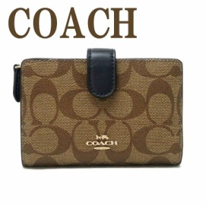 コーチ COACH 財布 レディース 二つ折り財布 シグネチャー レザー 23553IMDT3 ブランド 人気