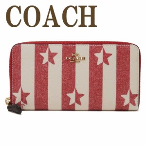 コーチ COACH 財布 長財布 レディース ラウンドファスナー スター柄 レザー 3117IMR2X ブランド 人気