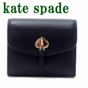 ケイトスペード KateSpade 財布 二つ折り財布 レディース スペード ブラック 黒 K6026-001 ブランド 人気