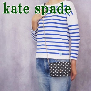 ケイトスペード kate spade バッグ ショルダーバッグ 2way 斜めがけ クラッチバッグ ブラック 黒 水玉 ドット 箱 ボックス ギフトセット 