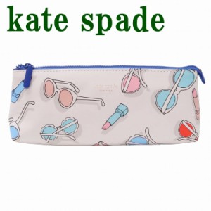 ケイトスペード kate spade ペンシルポーチ ケース 筆箱 豪華6点セット小物 サングラス柄 KS-211734 ブランド 人気
