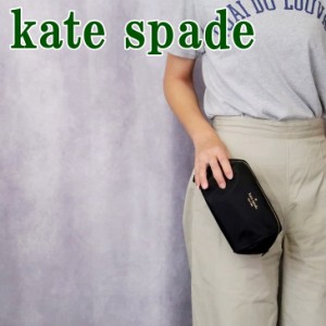ケイトスペード バッグ KateSpade ポーチ コスメポーチ 化粧ポーチ ロゴ ブラック 黒 WLR00618-001 ブランド 人気