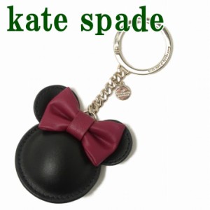 ケイトスペード KateSpade キーホルダー アクセサリー キーリング ディズニー ミニー レザー WOR00009-974 【ネコポス】 ブランド 人気