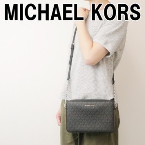 マイケルコース MICHAEL KORS バッグ レディース ショルダーバッグ 斜めがけ レザー モノグラム 35F8STTC3B-BLACK ブランド 人気