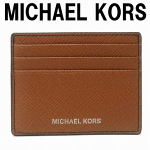 マイケルコース MICHAEL KORS メンズ カードケース 名刺入れ 定期券入れ パスケース レザー 36U9LHRD1L-LUGGA 【ネコポス】 ブランド 人