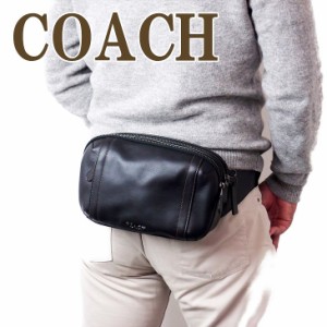 コーチ COACH バッグ メンズ ショルダーバッグ 斜めがけ ウエストバッグ レザー 37594QBBK