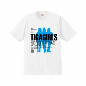 TIGA×SHADE TIGA GIRLSイメージ Tシャツ ホワイト　