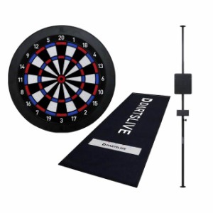 【セット商品】【送料無料】DARTSLIVE Home & DARTSLIVE ポールスタンド & DARTSLIVE 防炎ラベル付スローマット