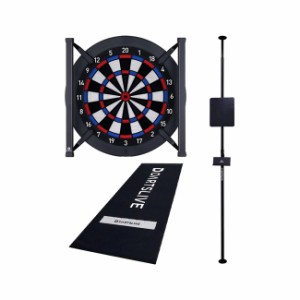 【セット商品】【送料無料】DARTSLIVE Home & DARTSLIVE ポールスタンド & DARTSLIVE 防炎ラベル付スローマット & DARTSLIVE Home LED LI