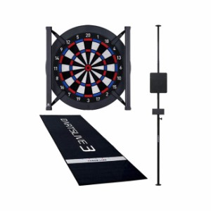 【セット商品】【送料無料】DARTSLIVE Home(ダーツライブホーム) & DARTSLIVE ポールスタンド & DARTSLIVE3 防炎ラベル付スローマット & 