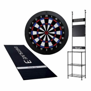 【送料無料】【セット商品】DARTSLIVE Home＆BLITZER ダーツスタンド BSD27-BK & DARTSLIVE3 スローマット