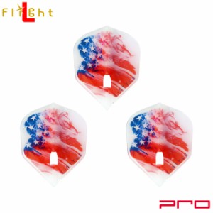 L-style L-Flight PRO USA Flag ver.2 シェイプ クリアホワイト　