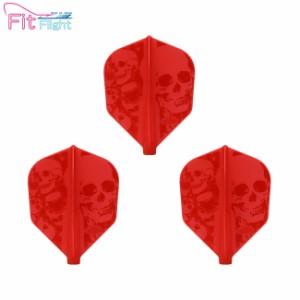 COSMO DARTS Fit Flight Printed Series Hide and Seek シェイプ レッド　