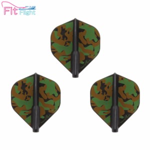 COSMO DARTS Fit Flight Printed Liquid Camo A スタンダード Dブラック　