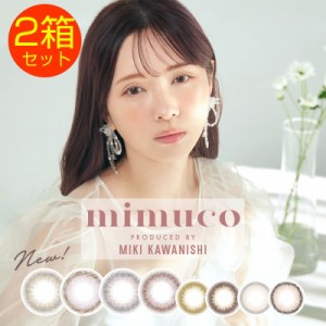 2箱セット カラコン MIMUCO 1day ミムコ ワンデー 1箱10枚 1日使い捨て カラーコンタクト フェミニン ガーリー デイリー ナチュラル