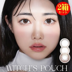 カラコン ウィッチズポーチ ワンデー 1箱10枚 度あり 度なし witch s pouch 1day ブラウン ブレー ココア 韓国 アイドル 風 きれいめ 美