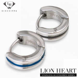 ピアス メンズ 片耳用 ライオンハート フープピアス サージカルステンレス 316L 金属アレルギー対応 正規品 LION HEART ステンレス LHMP0