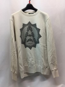 【古着】【UNDERCOVER】　アンダーカバー　20AW　アナーキースウェット　サイズ2　薄いグレー　ベージュ系　メンズ　古着　ドメスティッ 