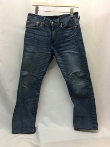 【古着】【LEVIS】　リーバイス　色落ちデニム　サイズW30L32　ブルー　メンズ　古着　アメカジ／ボトムス【中古】[☆2][12251-202402021