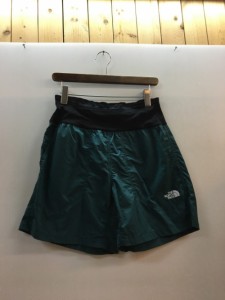 【古着】THE NORTH FACE ノースフェイス　フリーランショーツ Free Run Short NB42391 グリーン　ブラック　メンズ　ボトムス　Lサイズ　