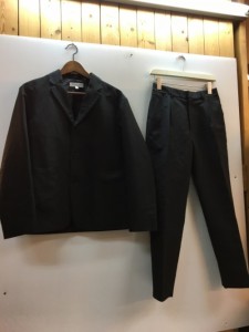 【古着】BEAUTY&YOUTH UNITED ARROWS　セットアップ　ブラック　ジャッケット　パンツ　ポリエステル　無地　1222-114-1520／セットアッ 