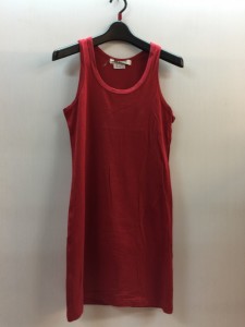 【古着】JUNYA WATANABE COMME des GARCONS　タンクトップ　レッド　無地　JK-T031　AD2012　レディース　トップス　Sサイズ　コットン　