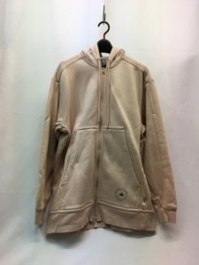 【古着】ADIDAS BY STELLA McCARTNEY　AGENT OF KINDNESS hoodie　H59289　ベージュ　パーカー　レディース　Mサイズ　アディダスバイス 