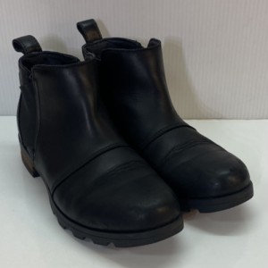 【古着】SOREL ソレル 1749291010 サイドゴアブーツ WATERPROOF 22.5CM レディース ブラック／レディース・ブーツ【中古】[☆2][12254-20