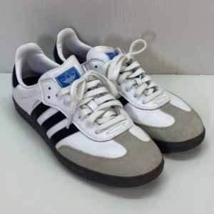 【古着】adidas アディダス GZ8477 SKATEBOARDING SAMBA ADV スケートボーディング サンバ レザー スニーカー レザー スエード 27.5CM メ