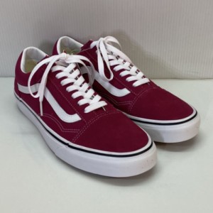 【古着】VANS バンズ 751505 OLD Skool オールドスクール?スニーカー ローカット スエード 28CM メンズ レッド系／メンズ・スニーカー【