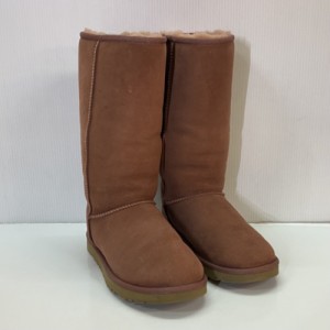 【古着】UGG アグ F26012DO ムートンブーツ ロング 25CM レディース ピンク／レディース・ブーツ【中古】[☆3][12254-2024030212501]