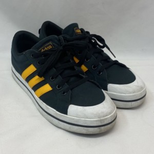 【古着】adidas アディダス GZ8204 BRAVADASKATE ブラバダスケート U スニーカー ローカット 26.5CM メンズ ブラック イエロー ホワイト 