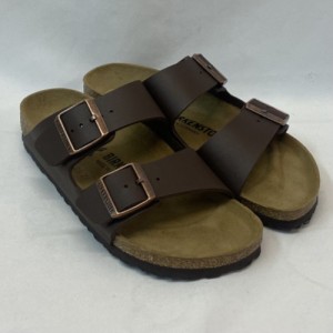 【古着】BIRKENSTOCK ビルケンシュトック ARIZONA?BS アリゾナ サンダル 0051703 24CM メンズ レディース ダークブラウン／メンズ・サン