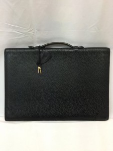 【古着】LOEWE　ロエベ　ビジネスバッグ　鍵付き　保管袋付き　ブラック／バッグ【中古】[☆2][12255-2023121212202]