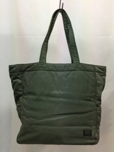 【古着】PORTER ポーター　トートバッグ　カーキ／バッグ【中古】[☆2][12255-2024010312202]