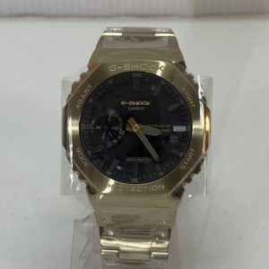 【古着】CASIO カシオ G-SHOCK ジーショック GM-B2100GD-9AJF 腕時計 アナログ ソーラー フルメタル モバイルリンク機能 メンズ ゴールド