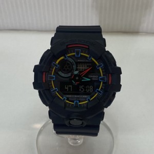 【古着】CASIO カシオ G-SHOCK ジーショック GA-700SE-1A9JF 腕時計 アナログ・デジタル メンズ マルチカラー マット ブラック カラフル 