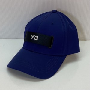 【古着】Y-3 ワイスリー IJ3142 キャップ WEBBING CAP ロゴ ナイロン 帽子 メンズ レディース ブルー／帽子【中古】[☆3][12255-20240113