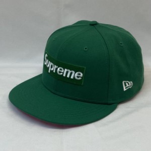 【古着】Supreme シュプリーム G2709232021 NEW ERA ニューエラ キャップ ヘッドウェア 帽子 ロゴ 刺繍 メンズ グリーン／帽子【中古】[ 